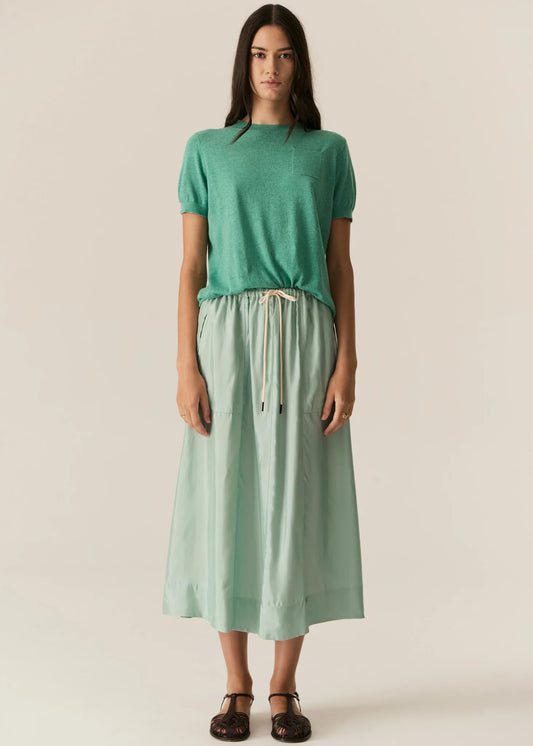 POL Pax Pocket Tee in Green - the tartan fox