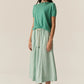 POL Pax Pocket Tee in Green - the tartan fox