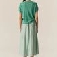 POL Pax Pocket Tee in Green - the tartan fox