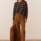 POL Thomas Corduroy Pant in Toffee - the tartan fox