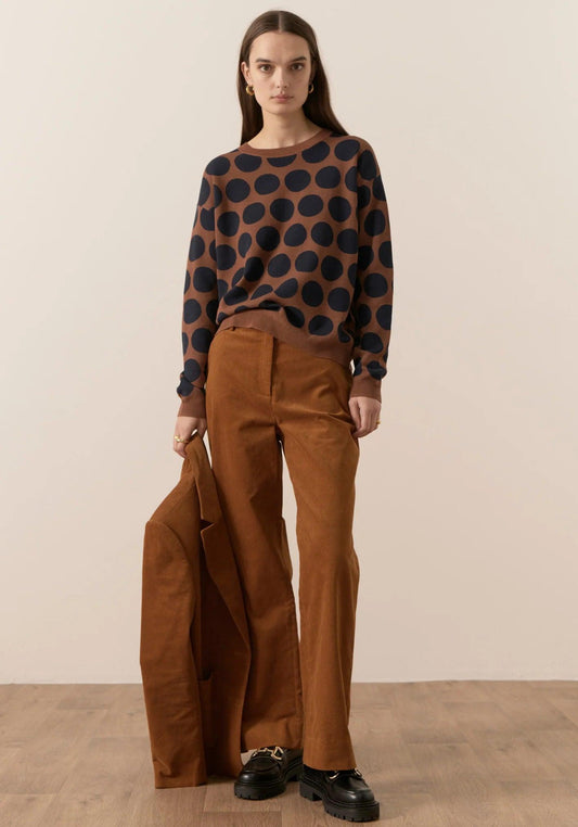 POL Thomas Corduroy Pant in Toffee - the tartan fox