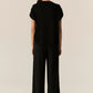 POL Zone Twist Tee in Black - the tartan fox