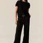 POL Zone Twist Tee in Black - the tartan fox