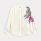 POM Amsterdam Blouse in Sicilian Ecru - the tartan fox