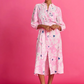 POM Amsterdam Dress in Beau Lilies Pink - the tartan fox