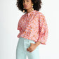 POM Amsterdam Heart to Heart Blouse in Pink - the tartan fox