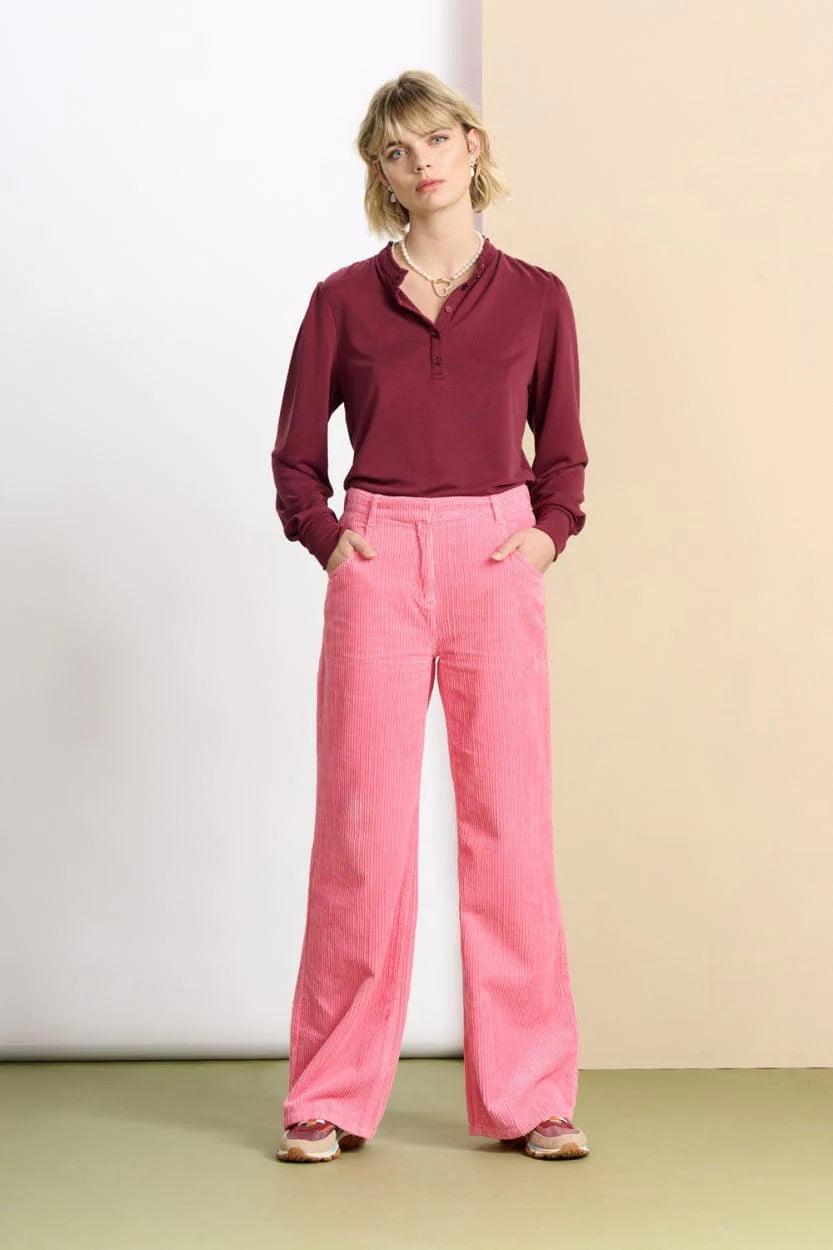 POM Amsterdam Jeans Corduroy in French Pink - the tartan fox