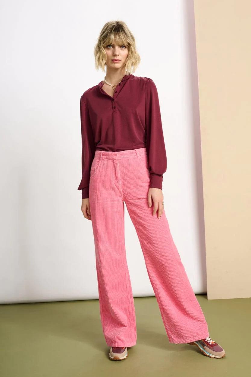 POM Amsterdam Jeans Corduroy in French Pink - the tartan fox