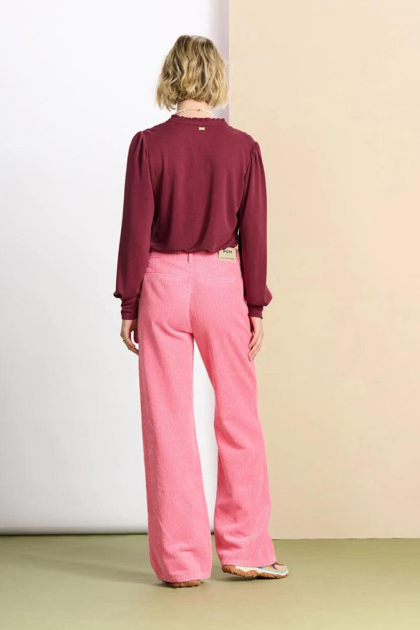 POM Amsterdam Jeans Corduroy in French Pink - the tartan fox