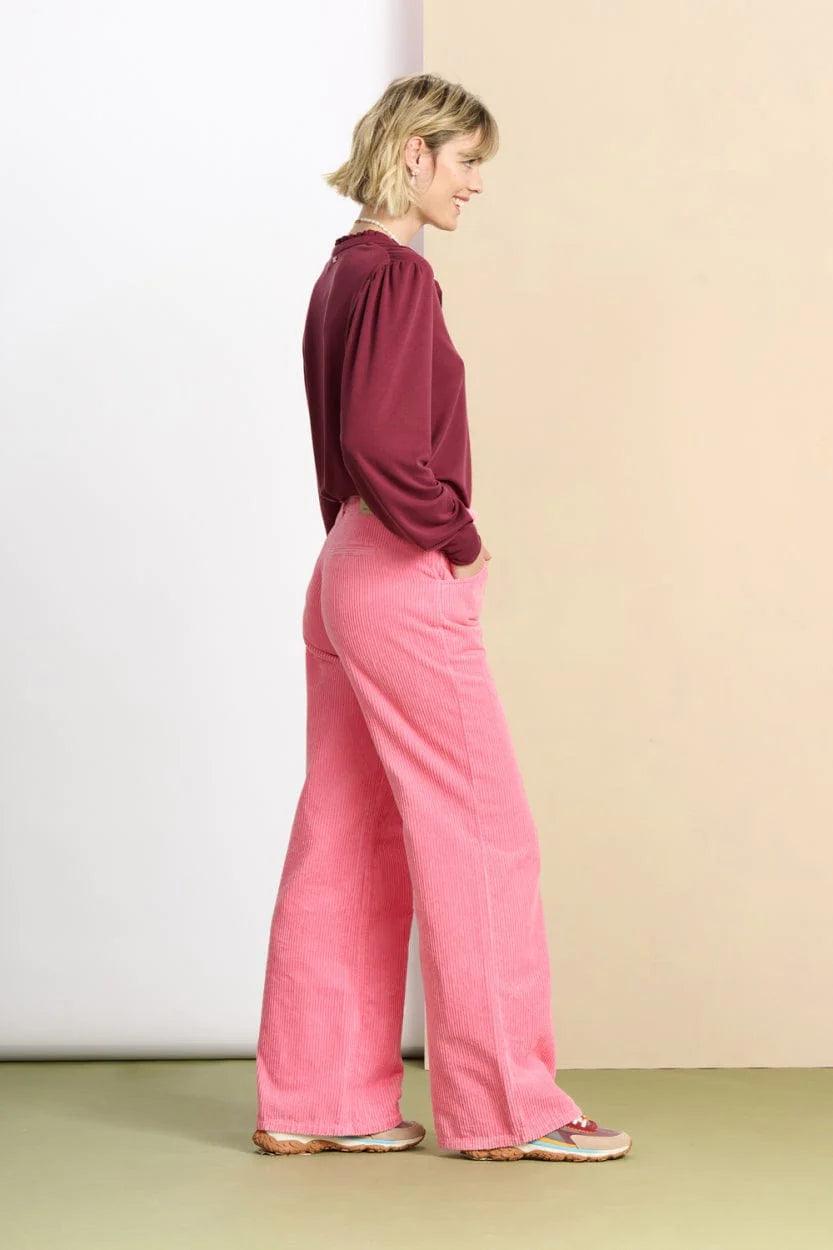 POM Amsterdam Jeans Corduroy in French Pink - the tartan fox