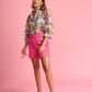 POM Amsterdam Mia Tropical Blouse in Bouquet - the tartan fox