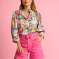 POM Amsterdam Mia Tropical Blouse in Bouquet - the tartan fox