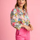 POM Amsterdam Mia Tropical Blouse in Bouquet - the tartan fox