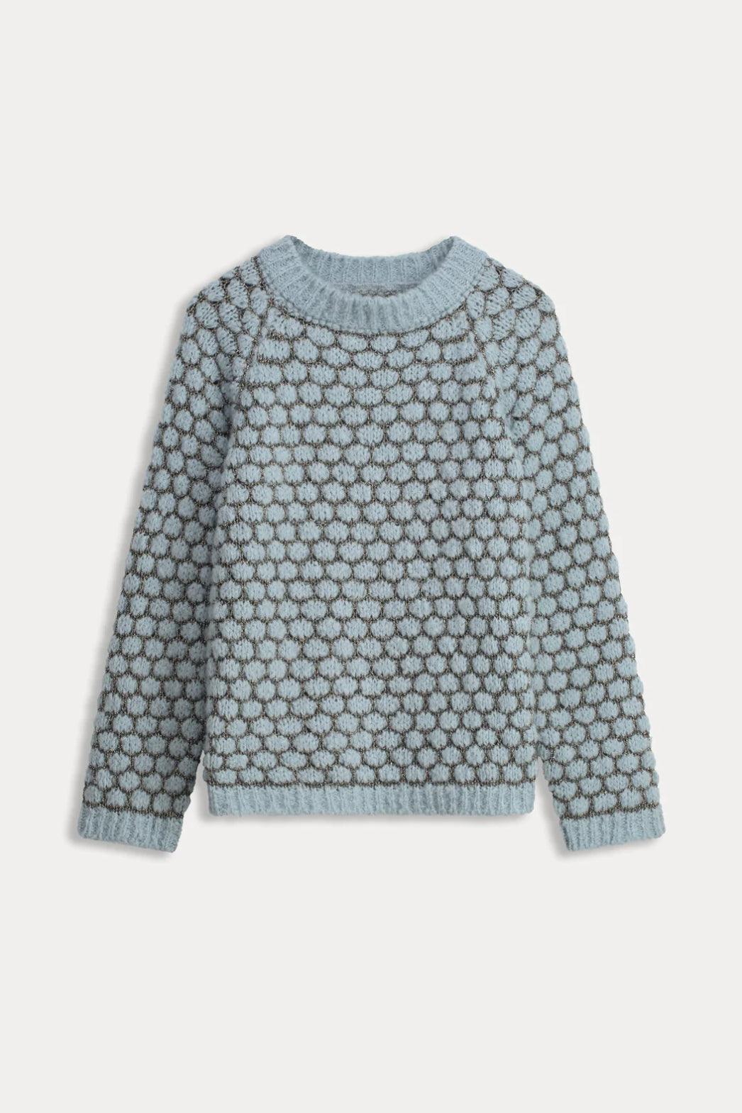 POM Amsterdam Pull Over in Ice Blue - the tartan fox