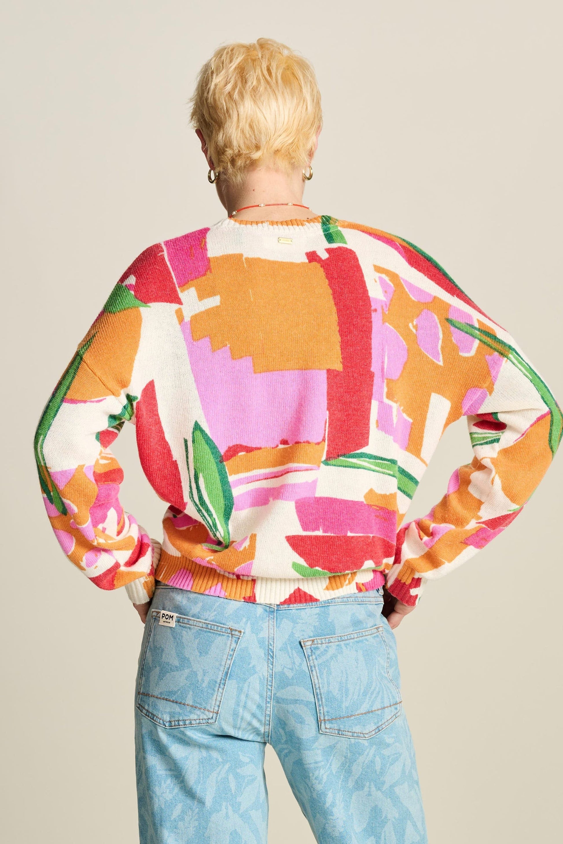 POM Amsterdam Pullover in Cape Town Print - the tartan fox