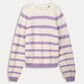 POM Amsterdam Pullover in Purple Stripe - the tartan fox