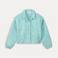 POM Amsterdam Quilted Jacket in Aqua - the tartan fox