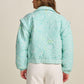 POM Amsterdam Quilted Jacket in Aqua - the tartan fox