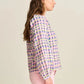 POM Amsterdam Top in Checks Pink - the tartan fox