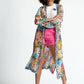 POM Amsterdam Tropical Bouquet Kimono - the tartan fox