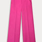 POM Amsterdam Wide Leg Pant in Pink Glow - the tartan fox