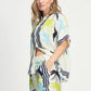 POM Blouse Artisan Lime Print - the tartan fox