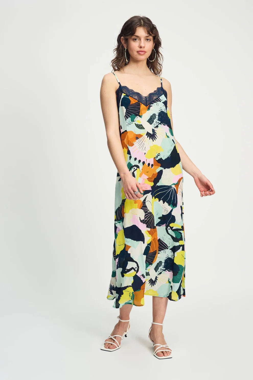 POM Cami Dress in Paradise - the tartan fox