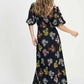POM Dress - Embroidery Sky in Black - the tartan fox