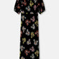 POM Dress - Embroidery Sky in Black - the tartan fox