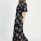 POM Dress - Embroidery Sky in Black - the tartan fox