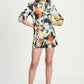 POM Linen Shorts in Paradise - the tartan fox