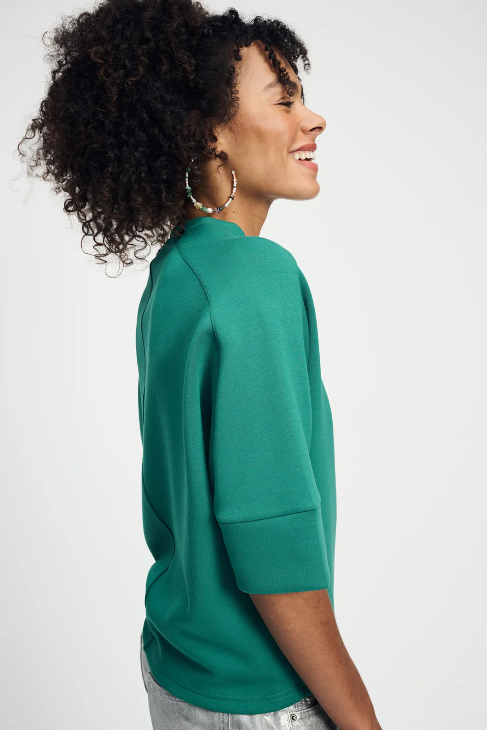 POM Nina Top in Meadow - the tartan fox