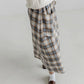 Project AJ117 Madge Skirt in Indigo Check - the tartan fox