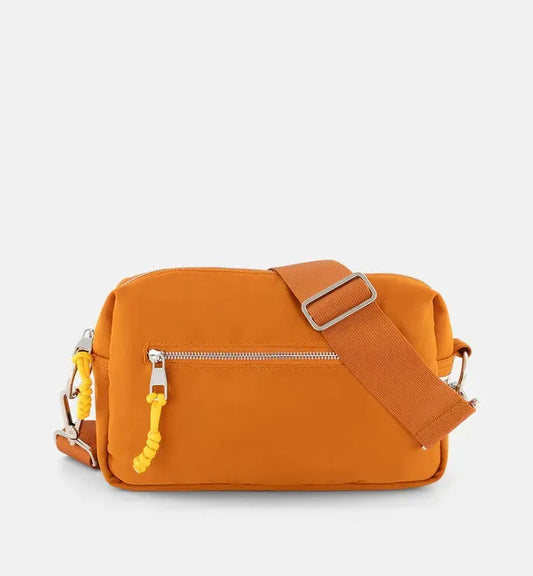 Radical Yes True North Nylon Clutch in Mango - the tartan fox