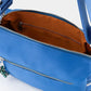 Radical Yes True North Nylon Clutch in Retro Blue Sporty Satin - the tartan fox