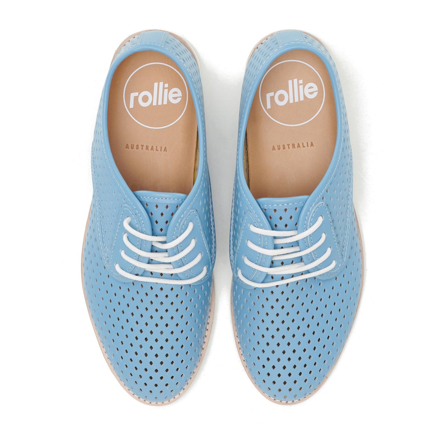 Rollie Derby Punch in Steel Blue - the tartan fox