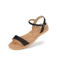 Rollie Sandal Cork Black - the tartan fox