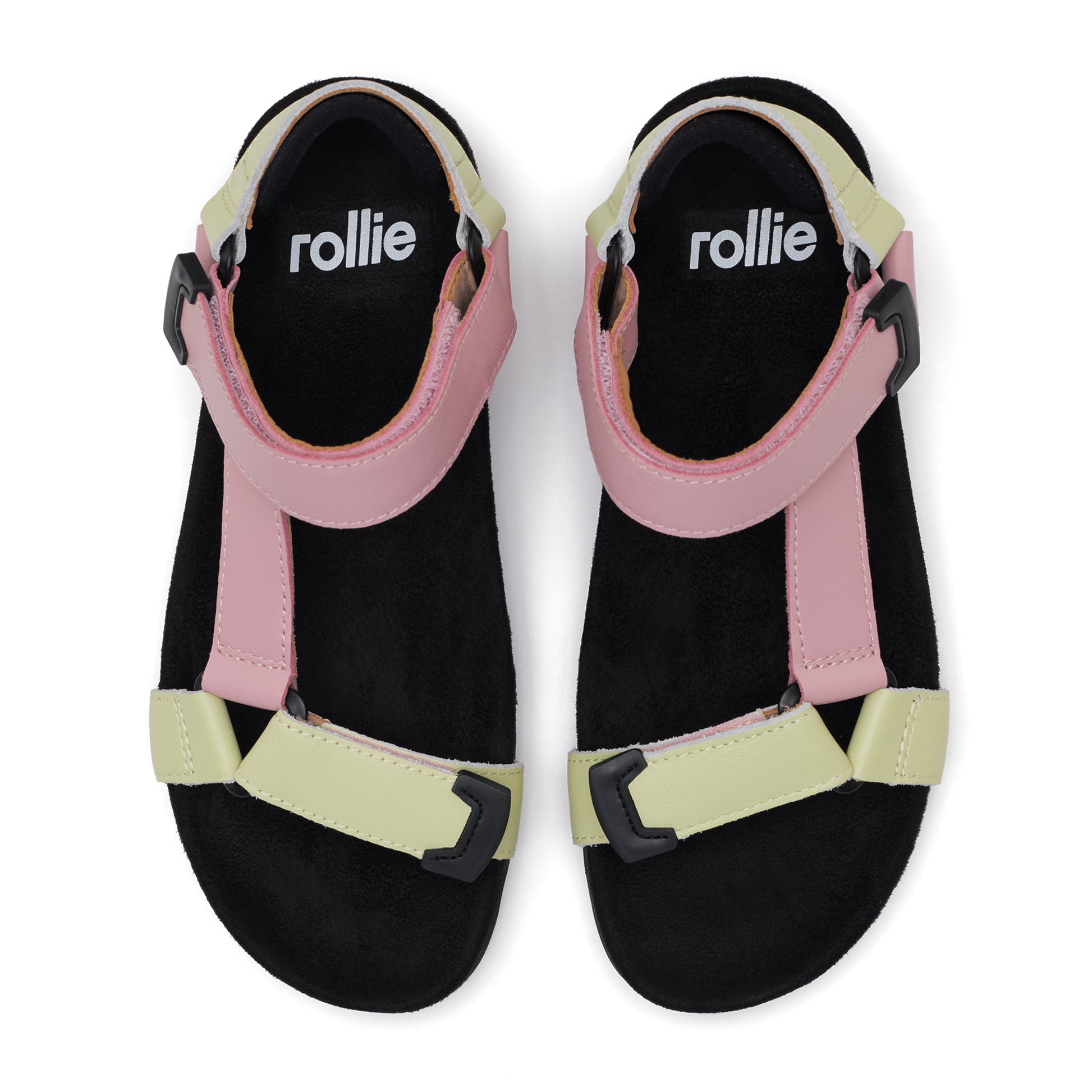Rollie Sandal Tooth Wedge in Sorbet - the tartan fox