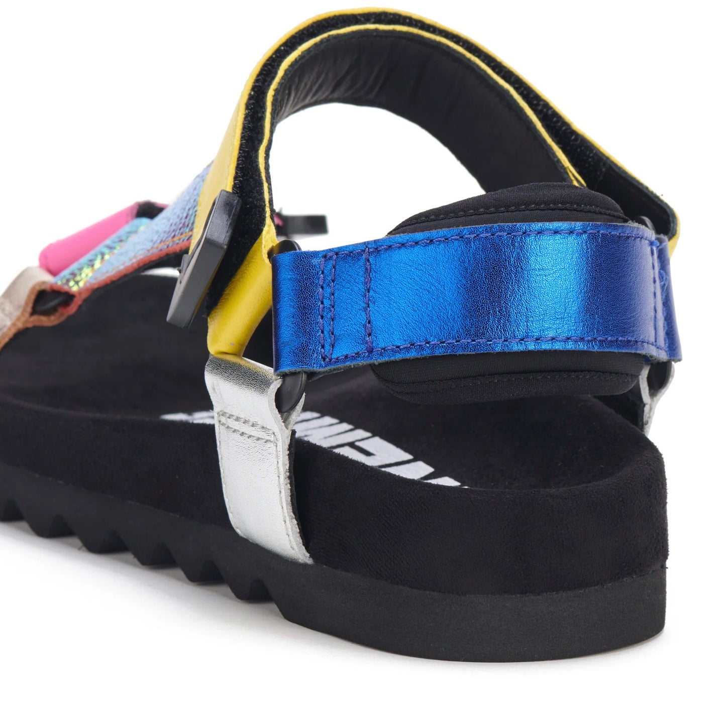 Rollie Sandal Tooth Wedge Mix Metallic