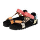 Rollie Sandal Tooth Wedge Multi Leopard