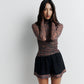 Romy Blake Top in Checkmate - the tartan fox