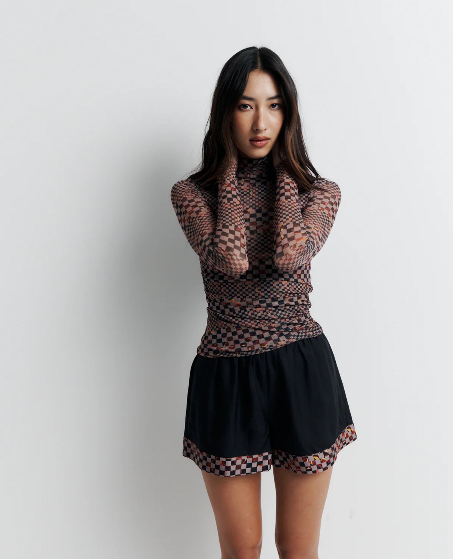 Romy Blake Top in Checkmate - the tartan fox