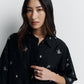 Romy June Shirt in Nightshade Bloom - the tartan fox