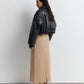 Romy Padded Bomber Jacket in Chocolate - the tartan fox