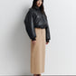 Romy Padded Bomber Jacket in Chocolate - the tartan fox