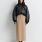 Romy Padded Bomber Jacket in Chocolate - the tartan fox