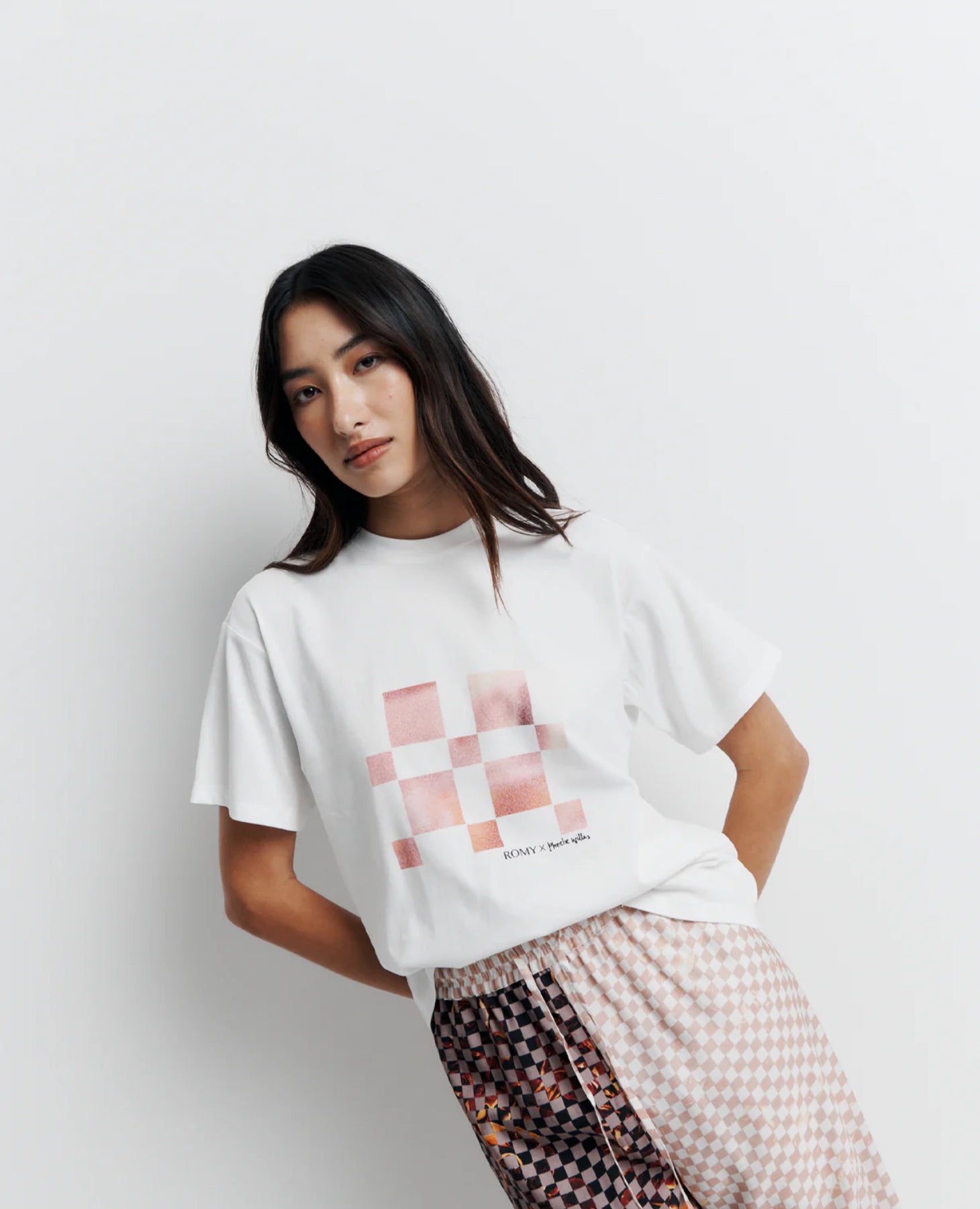 Romy X Phoebe Willis Tee - the tartan fox