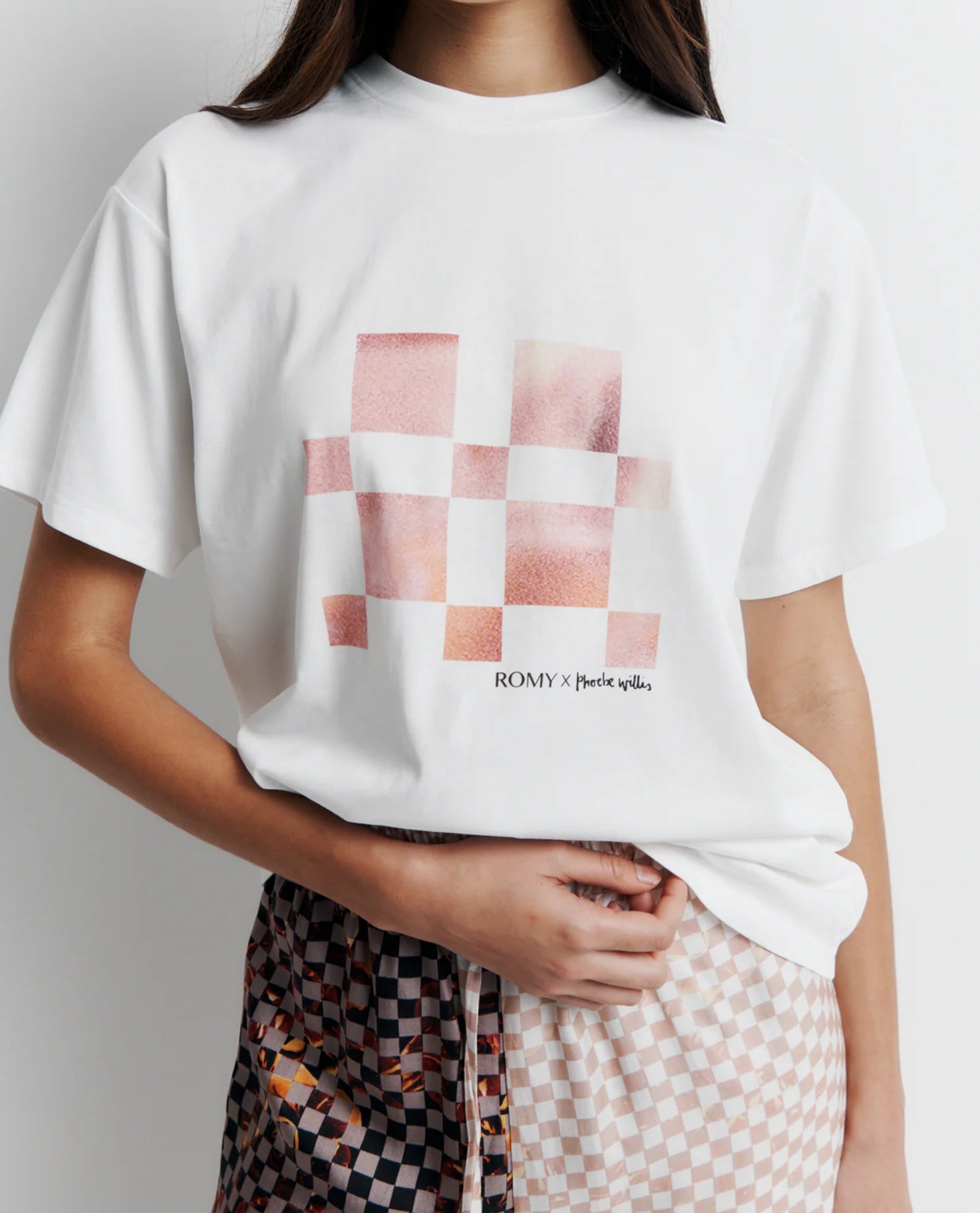 Romy X Phoebe Willis Tee - the tartan fox