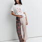Romy X Phoebe Willis Tee - the tartan fox