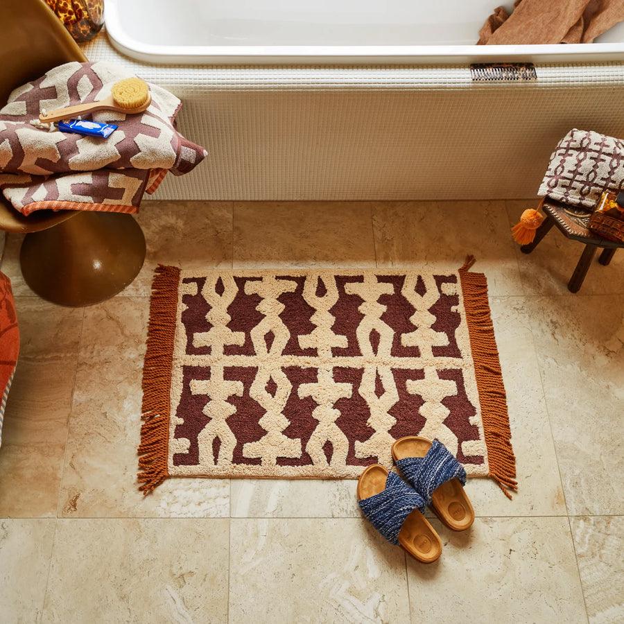 Sage and Clare Amata Bath Mat - the tartan fox